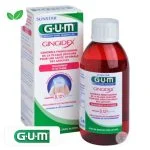 Flacon et étui GUM Gingidex bain de bouche rouge dosé à 0,12 %