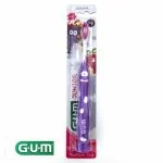 Brosse à dents GUM Junior violette sous blister avec capuchon