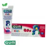 Tube et étui rose du dentifrice enfant GUM Kids à la fraise