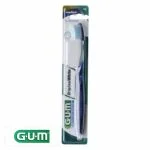 Brosse à dents GUM Original White manche bleu foncé sous blister