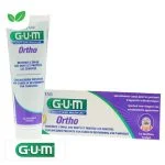 Tube et étui GUM Ortho gel dentifrice pour appareils orthodontiques