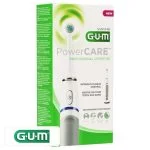 Boîte GUM PowerCARE brosse à dents électrique rechargeable blanche et verte