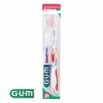 Blister brosse à dents GUM SensiVital ultra souple manche blanc et orange