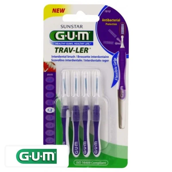 GUM Trav-ler Brossettes Interdentaires 1512 1.2 Mm