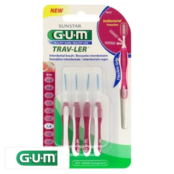 GUM Trav-ler Brossettes Interdentaires 1612 1.4 Mm