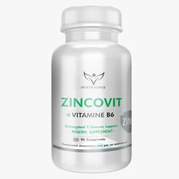 Pot nacré Zincovit vitamine B6 Health Power, 90 comprimés