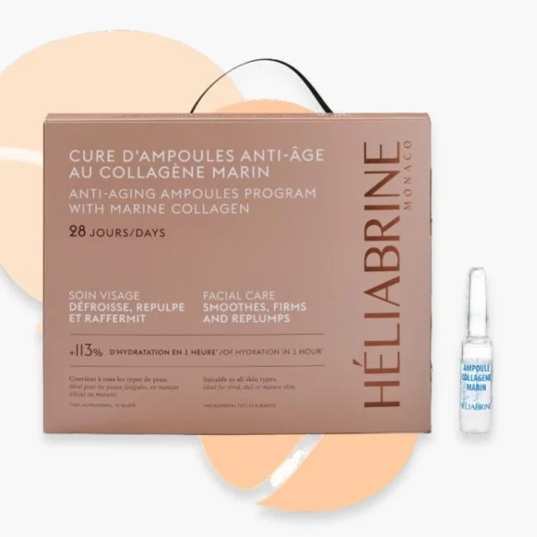 Héliabrine Cure Anti-Âge Au Collagène Marin Ampoules 24u