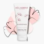 Tube blanc Héliabrine GinkgoMask masque éclat visage motif ginkgo rose