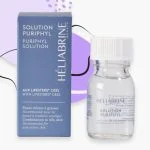 Flacon en verre Héliabrine Solution Puriphyl avec étui bleu