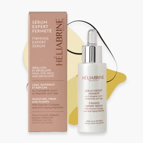 Flacon compte-gouttes et étui Héliabrine Sérum Expert Fermeté 30 ml