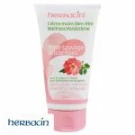Tube blanc et rose Herbacin crème mains Rose sauvage 75 ml