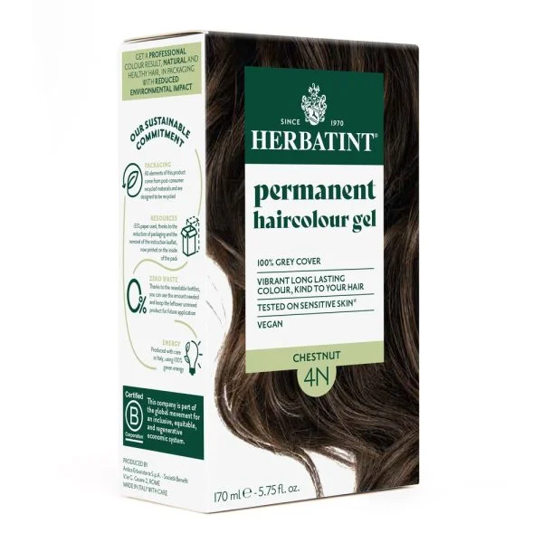 Herbatint Coloration Cheveux Permanente 170ml 4n Châtain