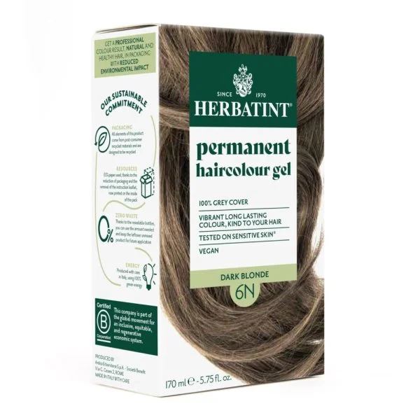 Herbatint Coloration Cheveux Permanente 150ml 6n Blond Foncé – photo 2