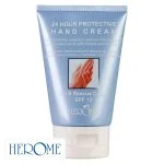Tube bleu clair Herôme crème mains protectrice 24 heures SPF 15