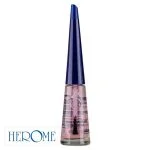 Flacon Herôme durcisseur doux ongles sensibles vernis rosé bouchon bleu
