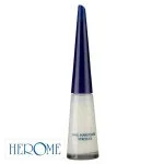 Flacon blanc Herôme durcisseur fort ongles avec bouchon conique bleu