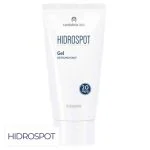 Tube blanc Hidrospot gel dépigmentant, pastille bleue 20 mg/g, hydroquinone