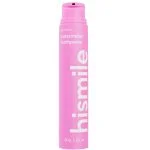 Flacon pompe rose Hismile dentifrice watermelon 60 g, texture fouettée