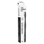Étui blanc et noir Humble Brush plant based, brosse manche anthracite fibres blanches