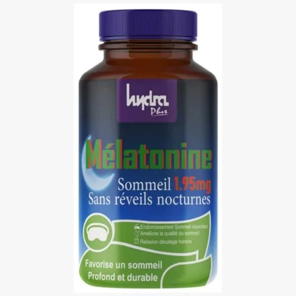 Hydra Plus Mélatonine Sommeil 1.95mg 60 Gélules