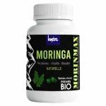 Flacon blanc Hydra Morinmax Moringa, 60 comprimés, étiquette noire et verte