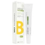 Étui et tube blancs Innoaesthetics B Purifier 24h cream, grande lettre B jaune