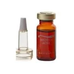 Flacon ambré 10 ml Wiotech Acne avec embout compte-gouttes transparent