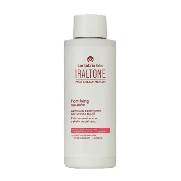 Flacon blanc Cantabria Labs Iraltone Fortifying Shampoo 200 ml