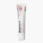 Tube blanc et orange ISDIN Bexident encías dentifrice en gel 75 ml