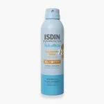 Aérosol bleu ISDIN Fotoprotector Pediatrics Transparent Spray Wet Skin SPF50
