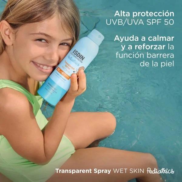 ISDIN Fotoprotector Pediatrics Spray Wet Skin Solaire SPF50 250ml – photo 2