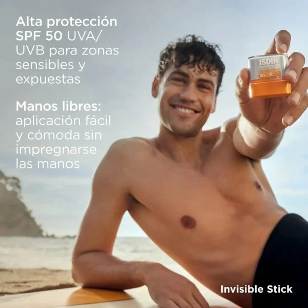 ISDIN Fotoprotector Stick Invisible Solaire SPF50 10g – photo 2