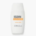 Flacon blanc ISDIN Fotoultra 100 Active Unify SPF50+ 50 ml