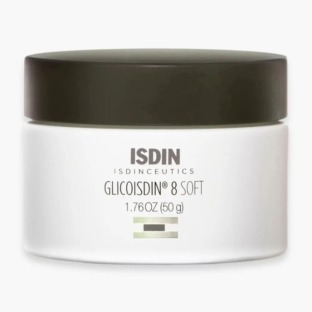 isdin-isdinceutics-glicoisdin-8-soft-creme-exfoliante-50g.jpg Pot blanc à couvercle foncé ISDIN Isdinceutics Glicoisdin 8 Soft 50g