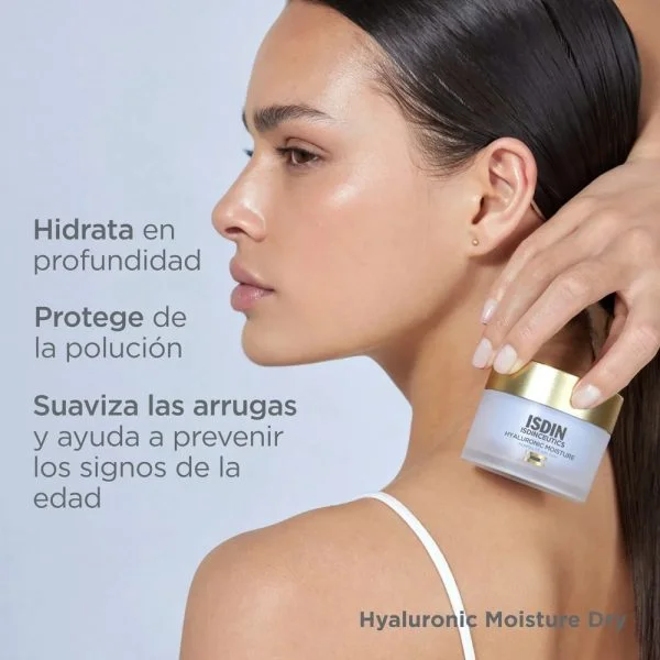 ISDIN Isdinceutics Hyaluronic Moisture Crème Hydratante Peau Normale à Sèche 50g – photo 2