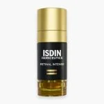 Flacon noir pompe capuchon doré ISDIN Isdinceutics Retinal Intense phase huileuse ambrée