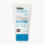 Petit tube blanc ISDIN Nutratopic Pro-AMP crème visage protectrice 50 ml