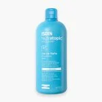 Flacon bleu ISDIN Nutratopic Pro-AMP gel de bain émollient 750 ml