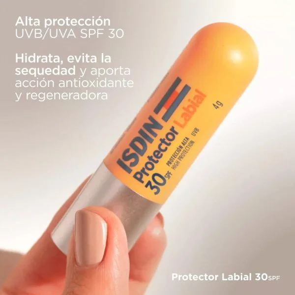 ISDIN Protector Labial Baume à Lèvres Solaire SPF30 4g – photo 2