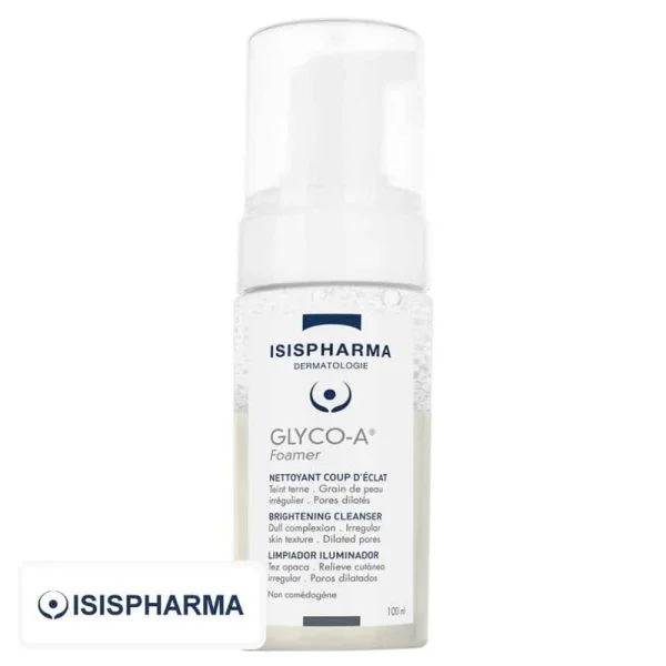 Isispharma Glyco-a Foamer Mousse Nettoyante Coup D’éclat 100ml