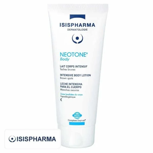 Tube blanc Isispharma Neotone Body lait corps intensif taches brunes 100 ml