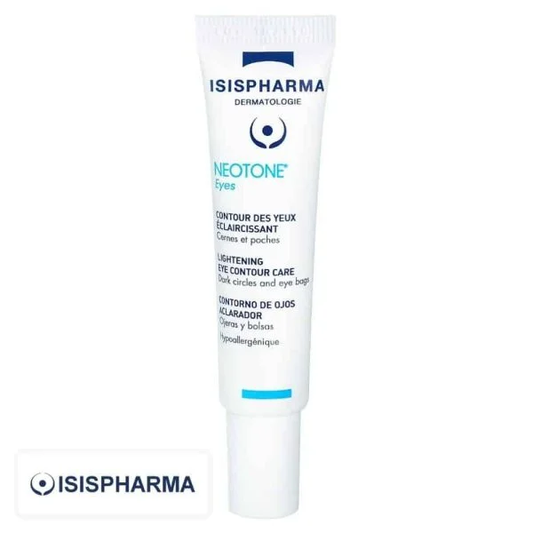 Tube blanc Isispharma Neotone Eyes contour des yeux éclaircissant 15 ml