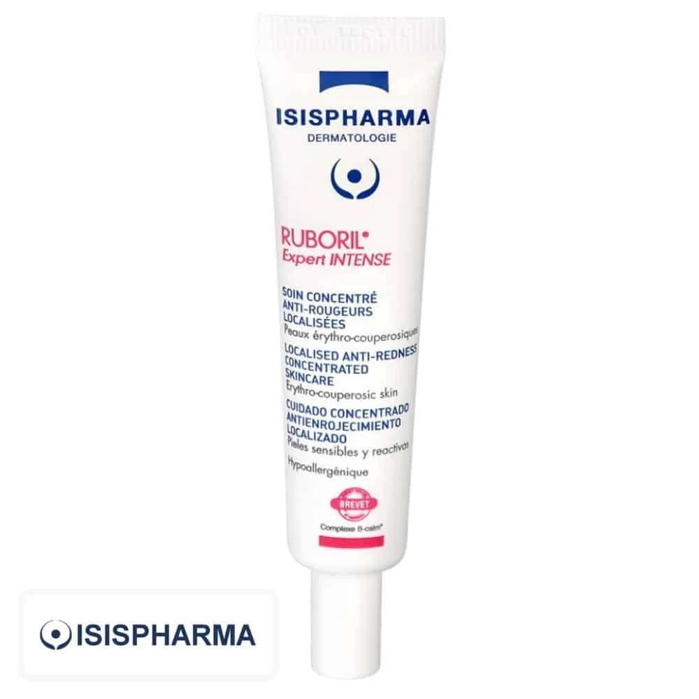 isispharma-ruboril-expert-intense-soin-concentre-anti-rougeurs-localisees-15ml.jpg Tube blanc Isispharma Ruboril Expert Intense soin concentré anti-rougeurs 15 ml