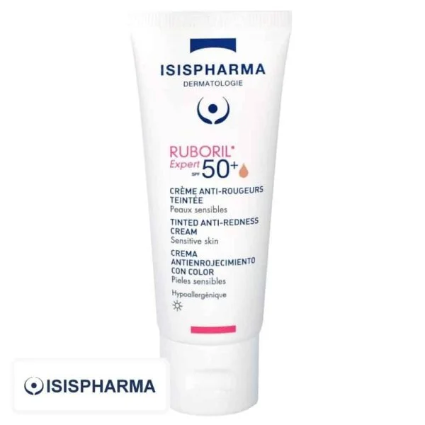 Isispharma Ruboril Expert SPF50+ Crème Anti-rougeurs Teintée 40ml