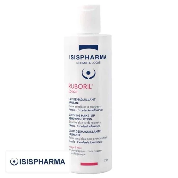 Isispharma Ruboril Lotion Lait Démaquillant Apaisant 250ml