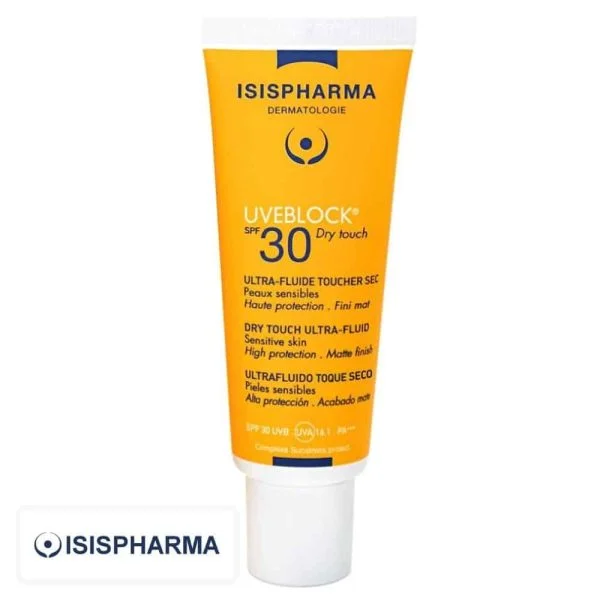Isispharma Uveblock Ultra-fluide SPF30 Toucher Sec 40ml