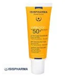Tube orange Isispharma Uveblock SPF 50+ ultra-fluide toucher sec 40 ml