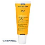 Tube orange Isispharma Uveblock SPF 50+ ultra-fluide toucher sec 40 ml