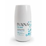 Roll-on blanc Ivana Ice Age, décor de glaçons bleus, 60 ml