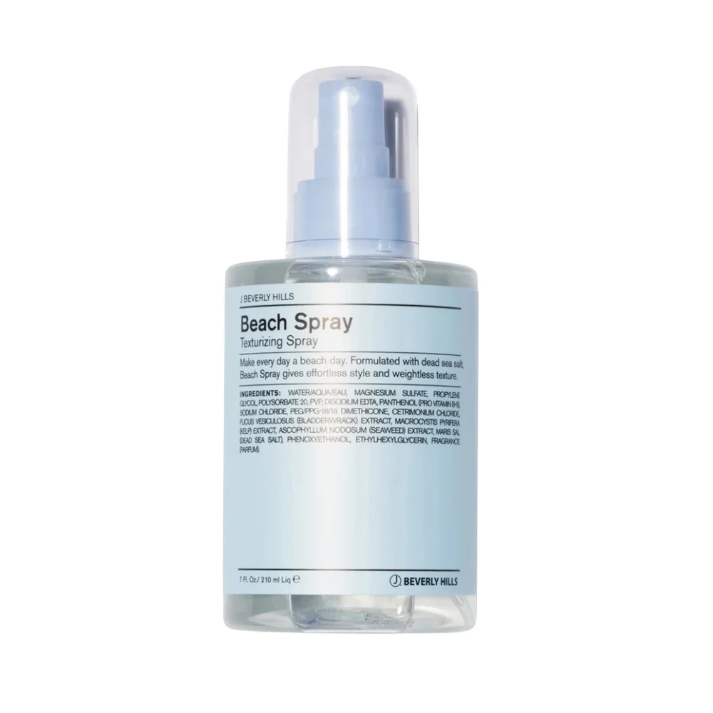 j-bevery-hills-beach-spray-210ml.jpg Flacon pompe transparent J Beverly Hills Beach Spray texturisant, 210 ml